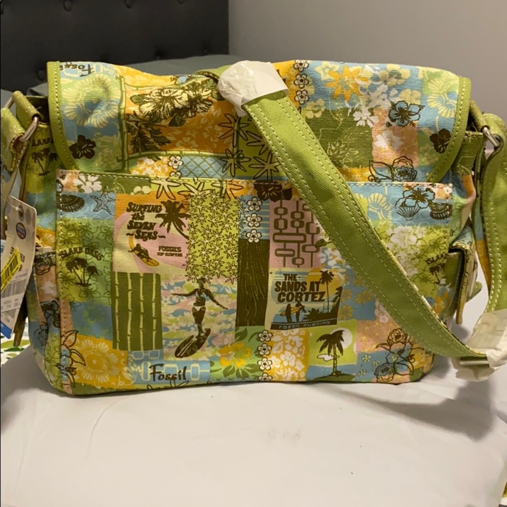 FOSSIL Authentic Classic Beach Bag - Picture 2 of 6